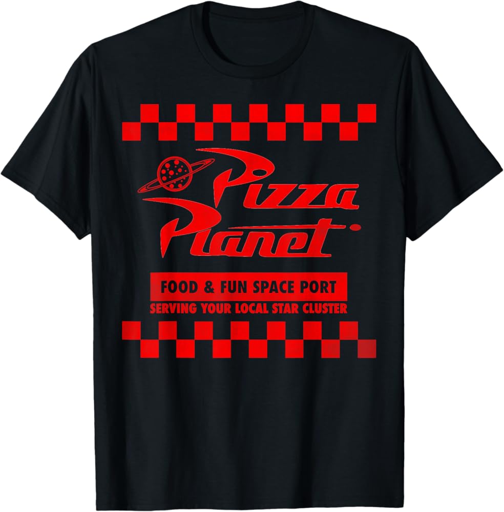 Disney　リンガーTシャツ　トイストーリー　Pizza Planet　宇宙 Disney リンガーTシャツ トイストーリー Pizza Planet 宇宙